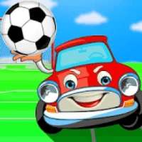 Hyper Rush Ball: Cartoon Car Football Challenge