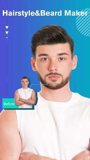 Manly Photo Editor - Hairstyles, Abs, Tattoo screenshot 1