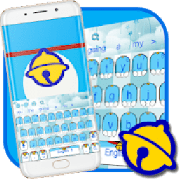 ikon Blue cat kitty keyboard