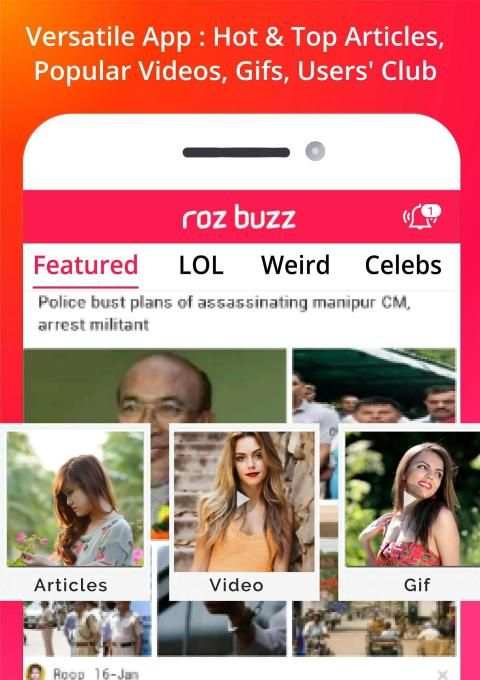 RozBuzz-Top News, Movie Clip, Music, Dance & Fun स्क्रीनशॉट 7