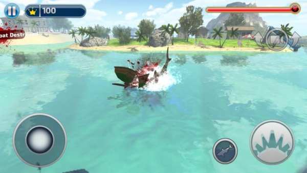 Shark Simulator (18+) स्क्रीनशॉट 1