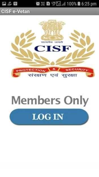 MY CISF APP screenshot 1