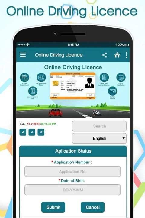 Driving Licence Online Apply स्क्रीनशॉट 3