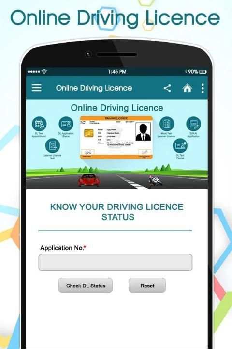 Driving Licence Online Apply स्क्रीनशॉट 1