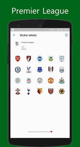 Fútbol Stickers (WAStickerApps) screenshot 1
