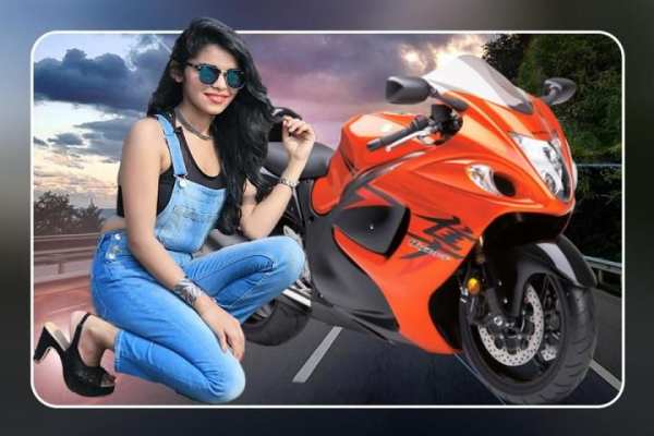 Bike Photo Editor - Photo Frames, Sticker screenshot 2