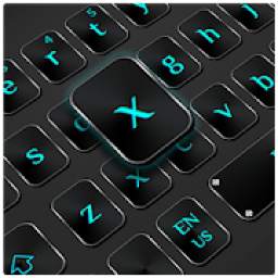 Cool Black Blue Keyboard