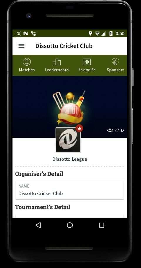 Dissotto Cricket Club स्क्रीनशॉट 1