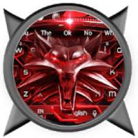 Red Iron Wolf Keyboard theme