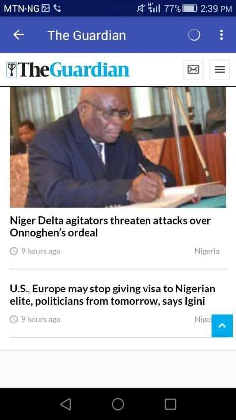 Nigeria News स्क्रीनशॉट 3
