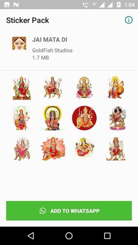 Navratri WhatsApp Stickers screenshot 4