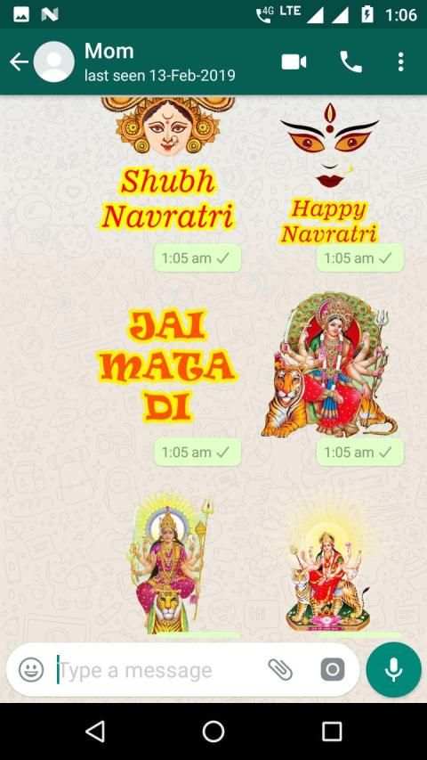 Navratri WhatsApp Stickers screenshot 2