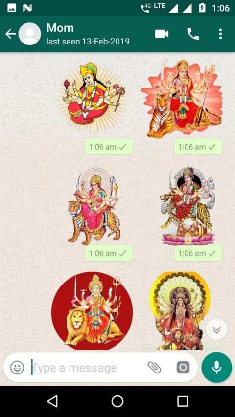 Navratri WhatsApp Stickers screenshot 1
