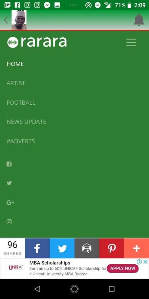 Rarara Website App 4 تصوير الشاشة