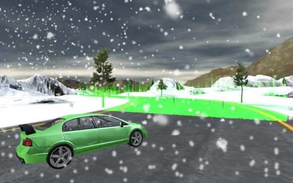 Snow Car Driving 2019 - Car Driving Simulator स्क्रीनशॉट 1