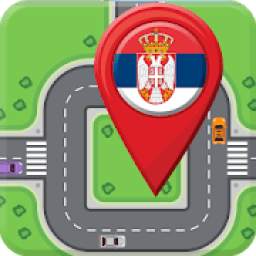 * Serbia Offline maps and navigation GPS 3D