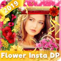 Flower Insta DP , Flower Frames Profile Pic