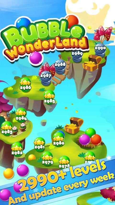 Bubble Wonderland: bubble shooter, shooting games स्क्रीनशॉट 2
