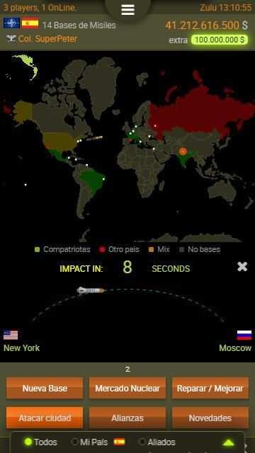 Nuclear WAR MMOG screenshot 7