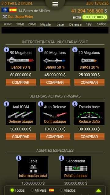 Nuclear WAR MMOG screenshot 3