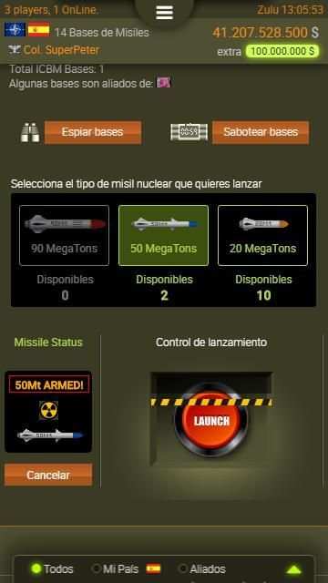 Nuclear WAR MMOG स्क्रीनशॉट 2