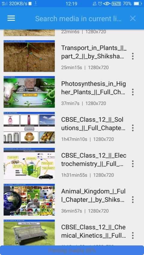 MX Video and Audio player screenshot 1