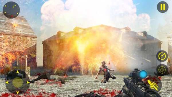 Zombie World Wars Strike: Survive in Infected Fort screenshot 2