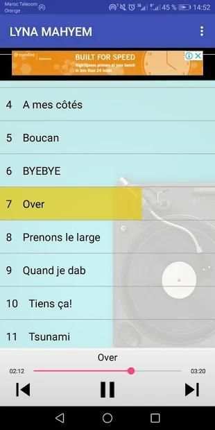 LYNA MAHYEM Chansons screenshot 1
