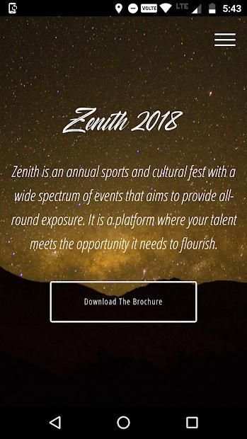 Zenith2018 screenshot 2