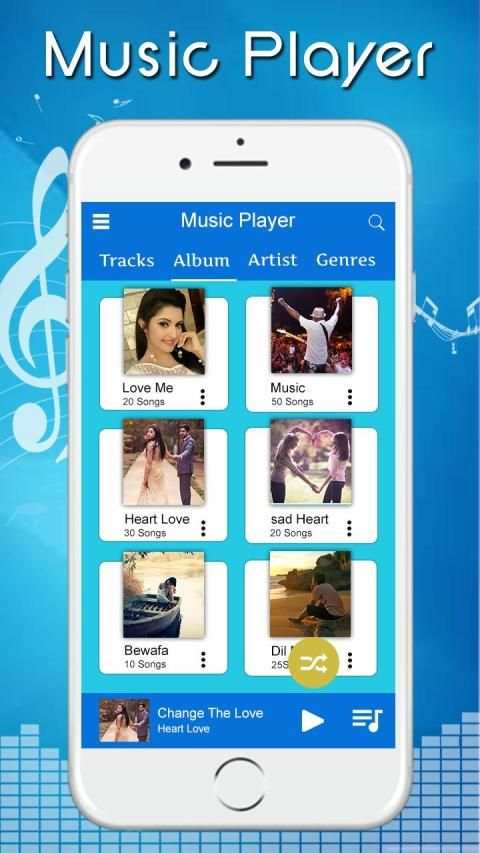 Music Player - Audio Player स्क्रीनशॉट 2