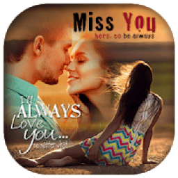 Miss You Photo Frame आइकन