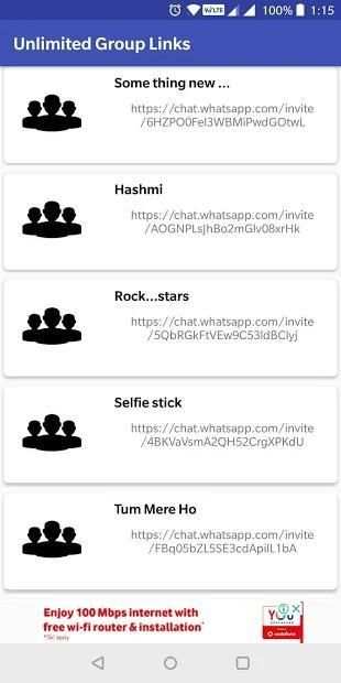Unlimited Group Links for Whatsapp screenshot 2