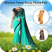 Woman Fancy Saree Photo Suit 