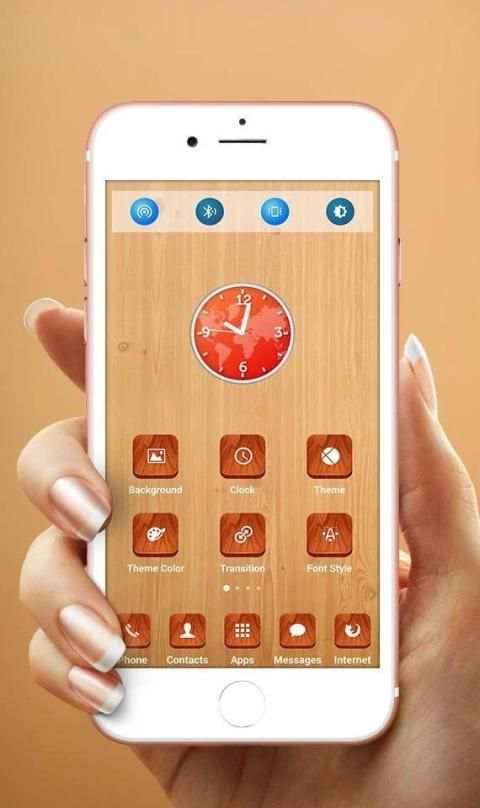Wooden Theme Launcher screenshot 4