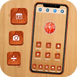 Wooden Theme Launcher icon
