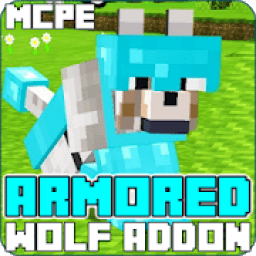 ikon Armored Wolf for Minecraft PE
