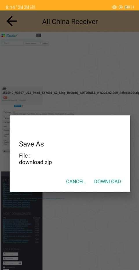 Satellite Dish Receiver Software Downloader screenshot 2