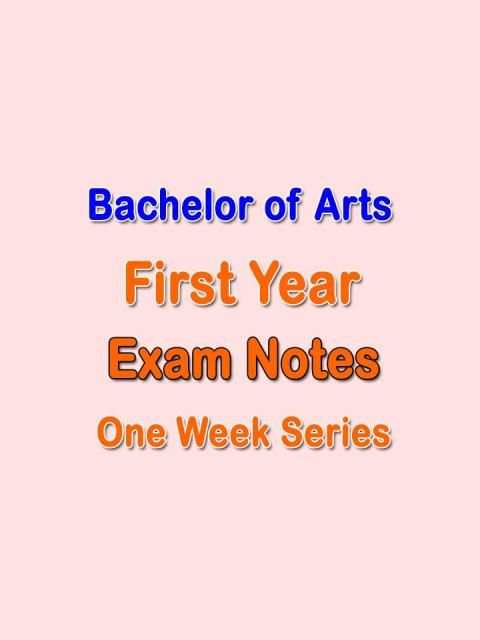 BA First Year Exam Notes - One Week Series screenshot 5