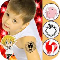 Tattoo Camera Editor For Nanatsu No Taizai on 9Apps