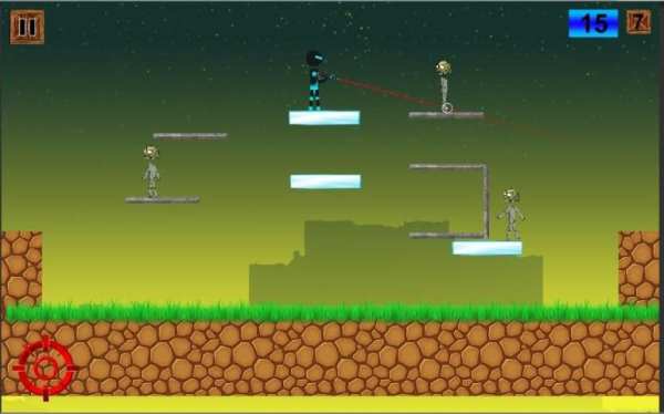 Free-Fire Stickman Warrior vs Zombie screenshot 5