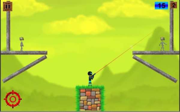 Free-Fire Stickman Warrior vs Zombie screenshot 7