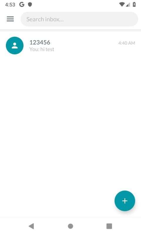 Simple SMS screenshot 1