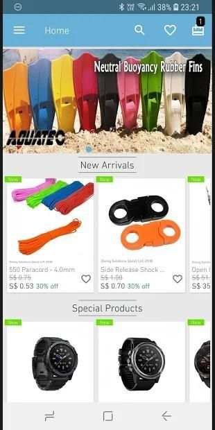 Diving Solutions Store, Catalog App screenshot 2