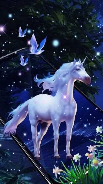 Lovely Unicorn APUS Live Wallpaper screenshot 3