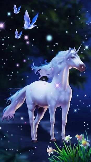 Lovely Unicorn APUS Live Wallpaper screenshot 2