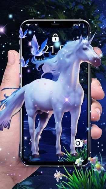 Lovely Unicorn APUS Live Wallpaper screenshot 4