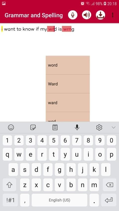 Correct My English screenshot 1