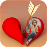 Broken Heart Photo Frames on 9Apps