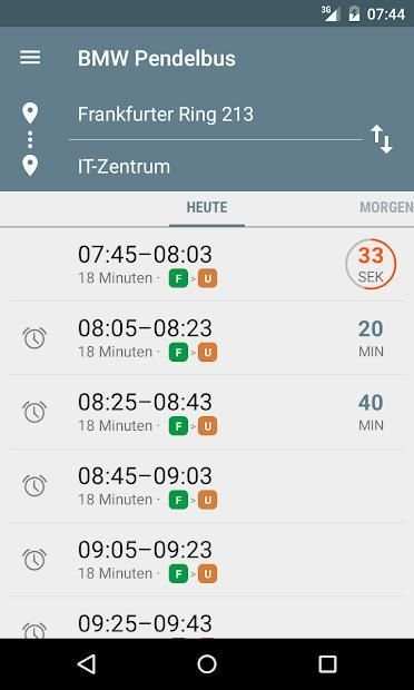 BMW Pendelbus München screenshot 1