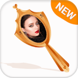 मेकअप दर्पण उज्ज्वल के साथ आइकन